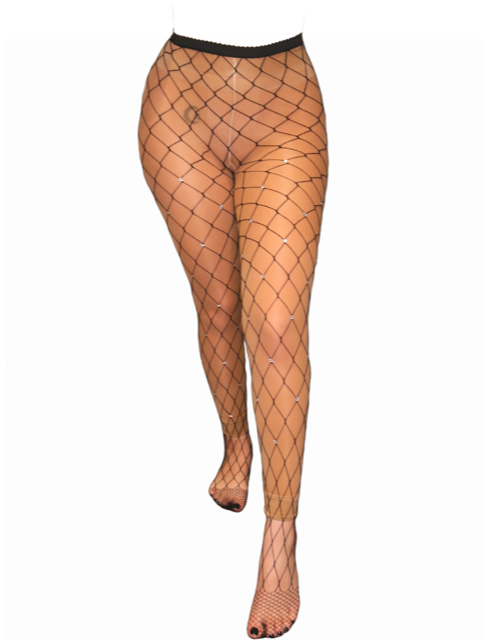 Big Hole Fishnets With Diamonds